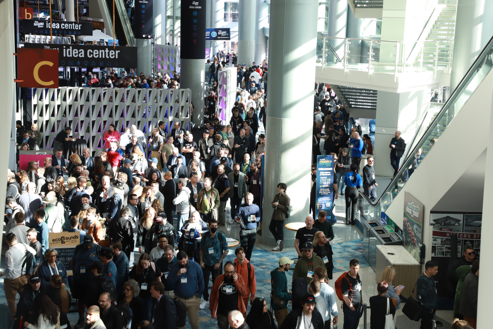 Attendees at The 2024 NAMM Show