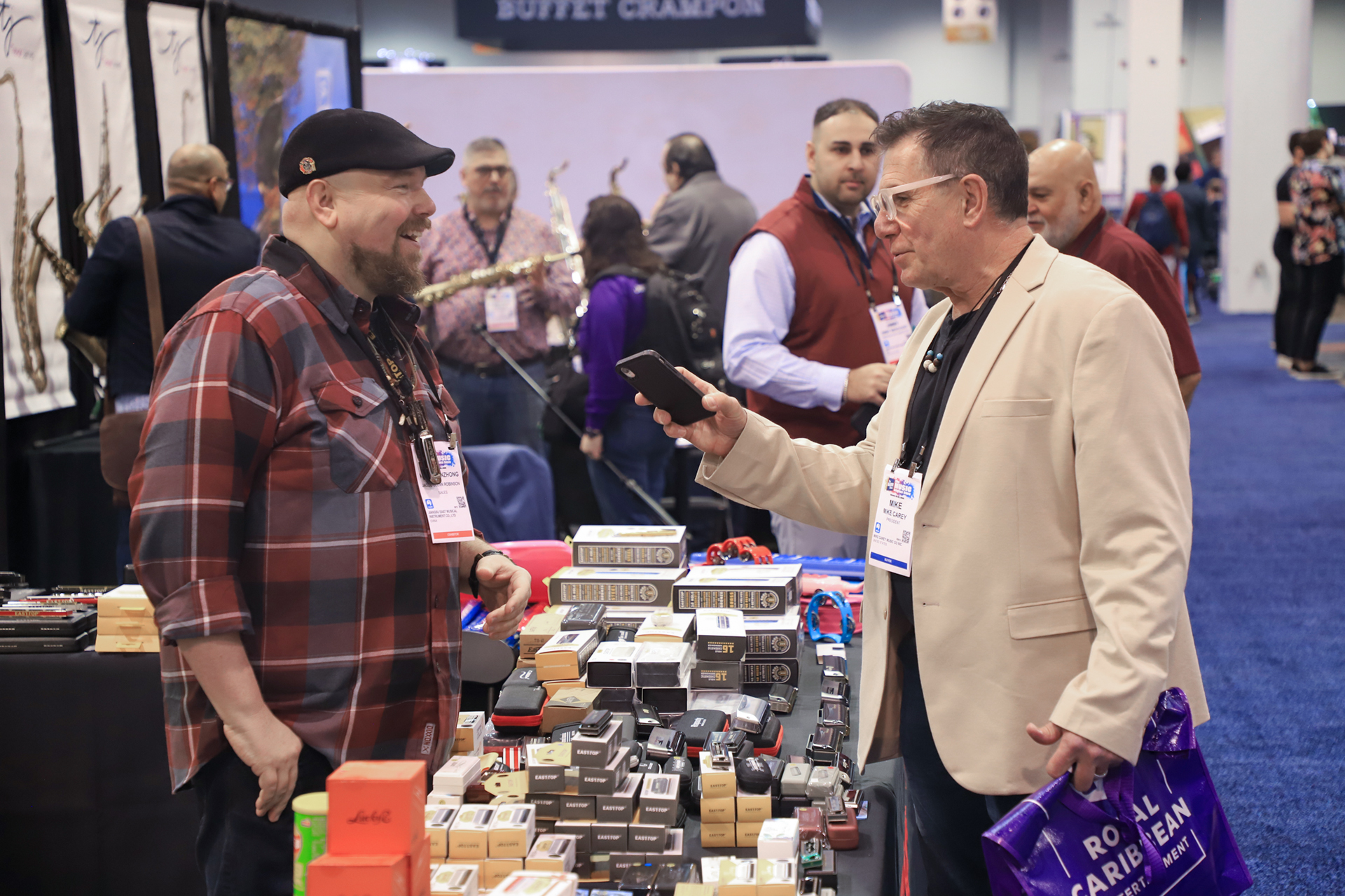Music retailers at The NAMM Show