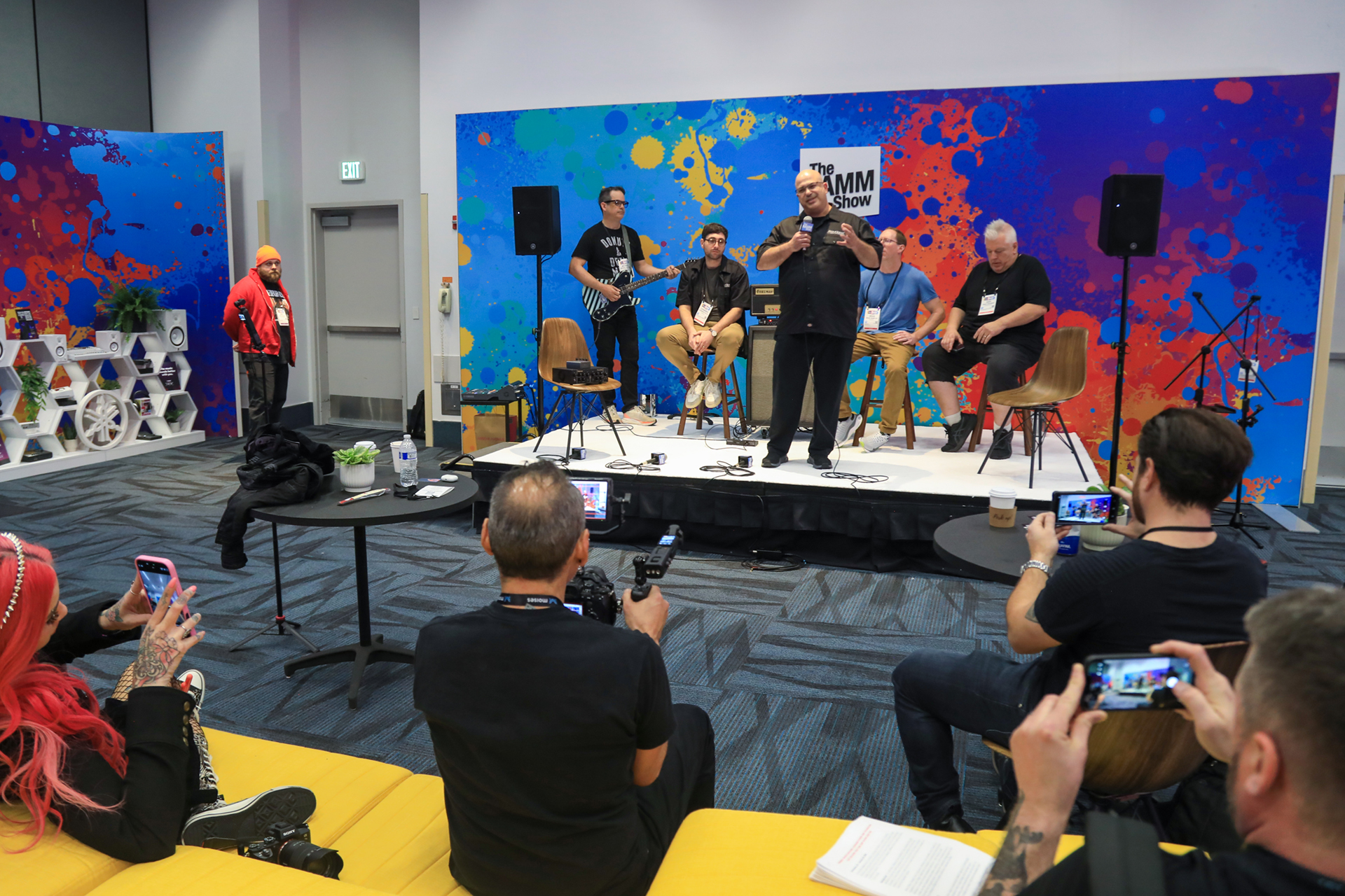 Live product drop in the Creator Lounge