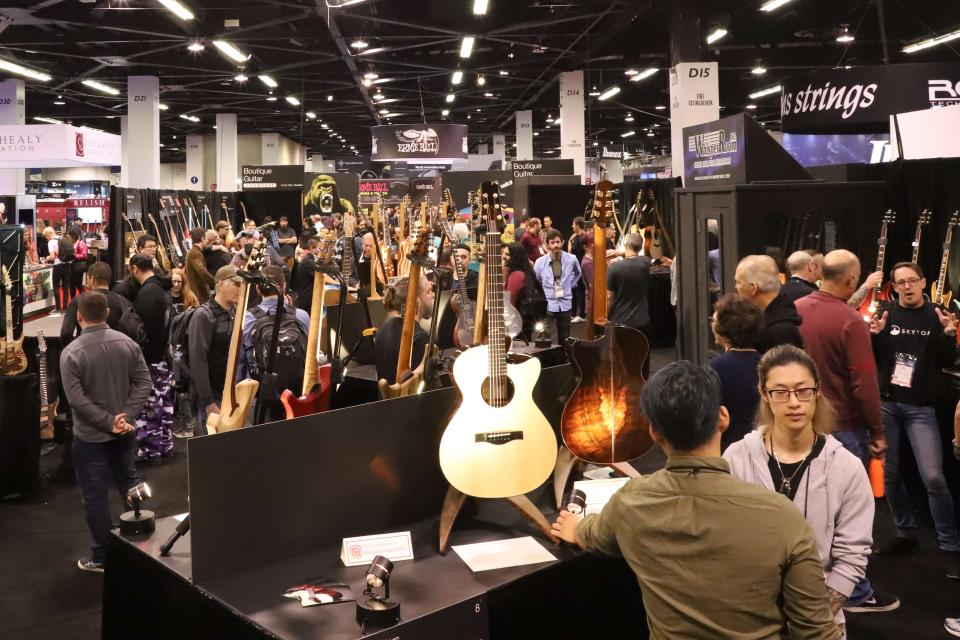 Boutique Guitar Showcase (Wide Shot)