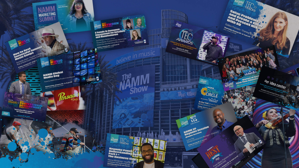 The NAMM Show featured sessions