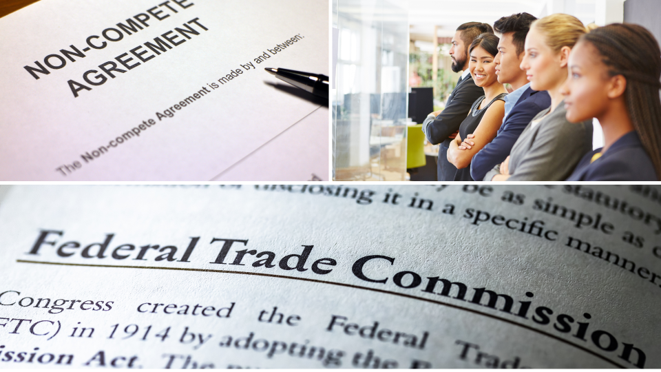 collage with FTC and noncompete contract