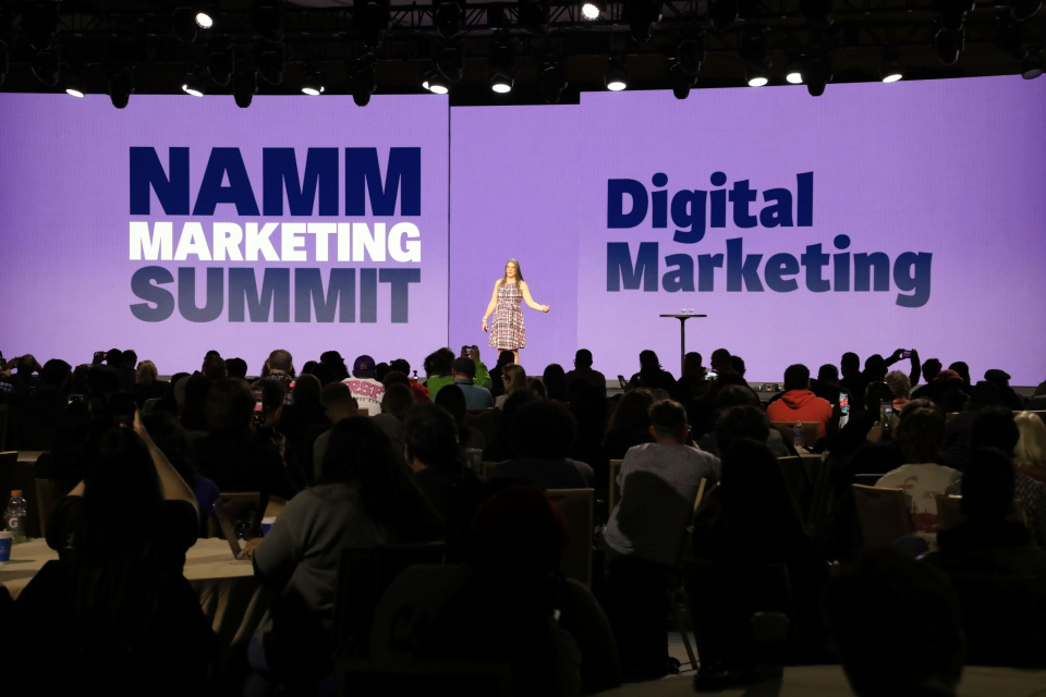 namm marketing summit audience at the namm show