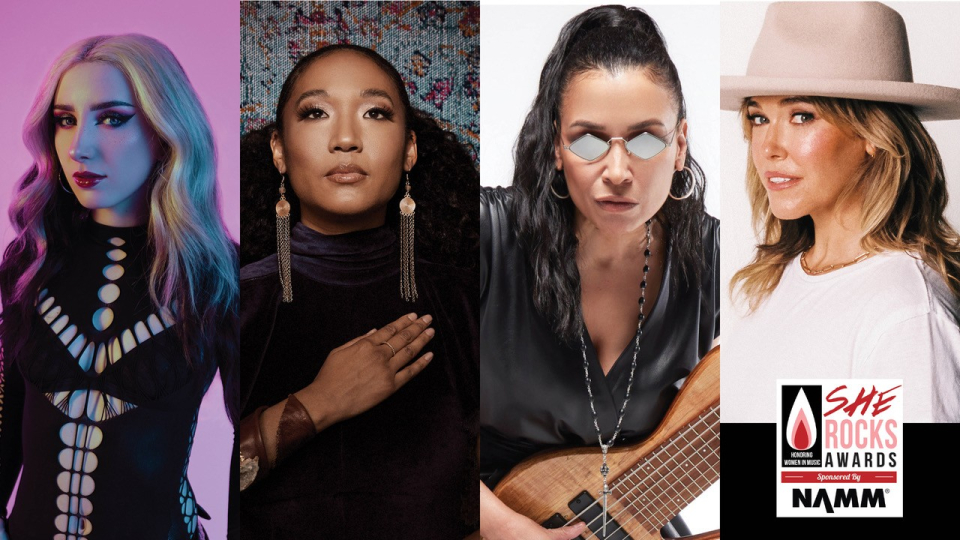 rachel  platten, judith hill and others at the 2026 she rocks awards