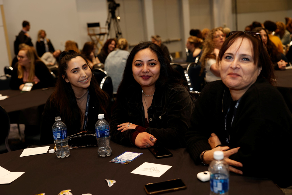 ladies attend the women of namm education track at the namm show