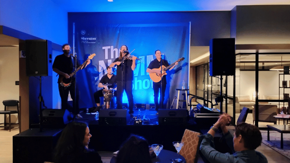angel city fiddle squad performs at the namm show