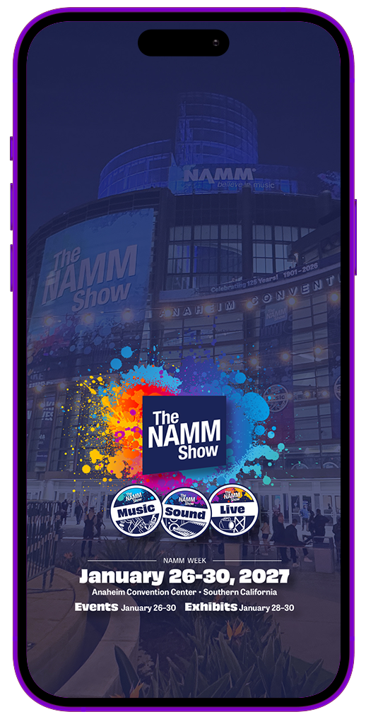 The 2027 NAMM Show mobile app