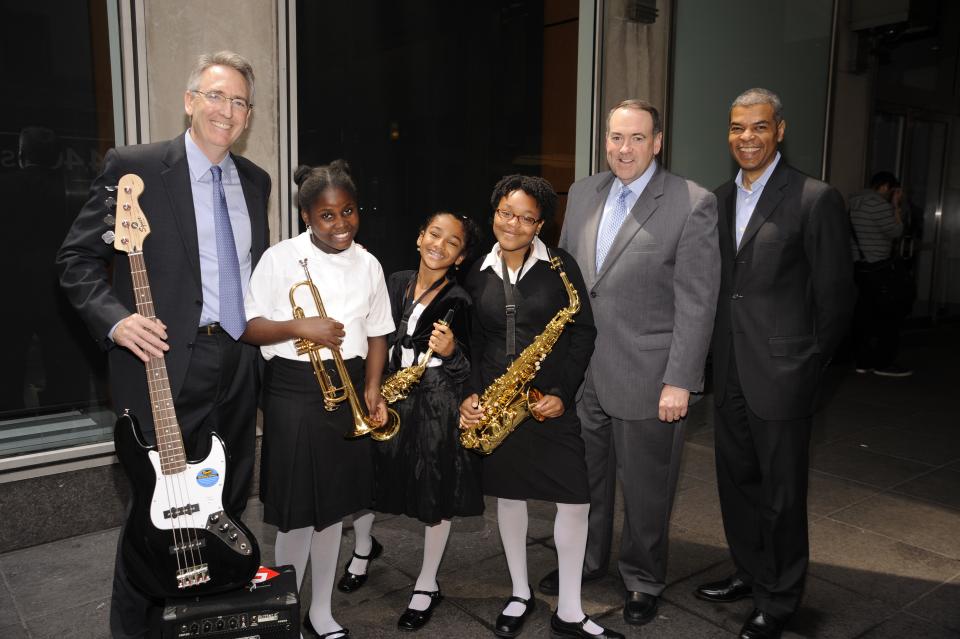 Huckabee instrument donation (May 2010)