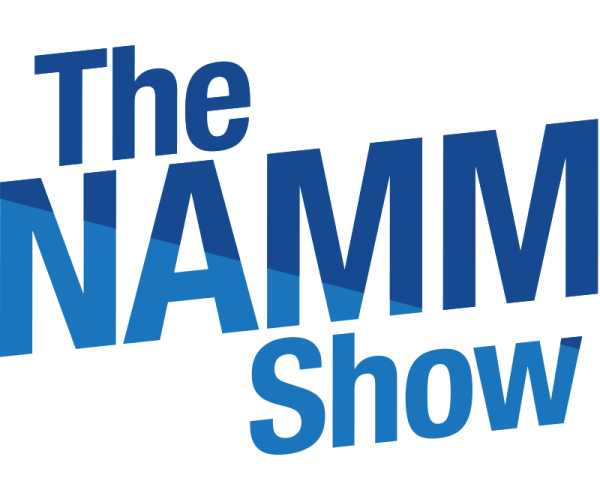 The NAMM Show Logo - Slash Blue