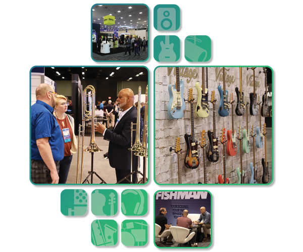 2023 NAMM Show Exhibit Branding