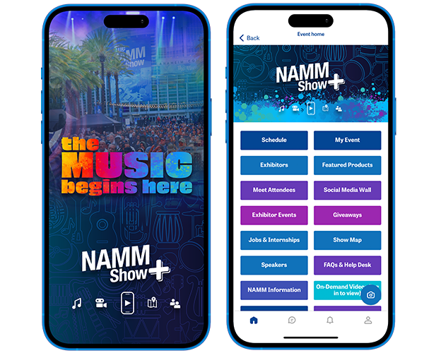 Phone with NAMM Show+