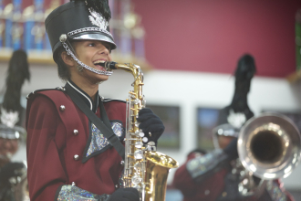 smiling sax photo