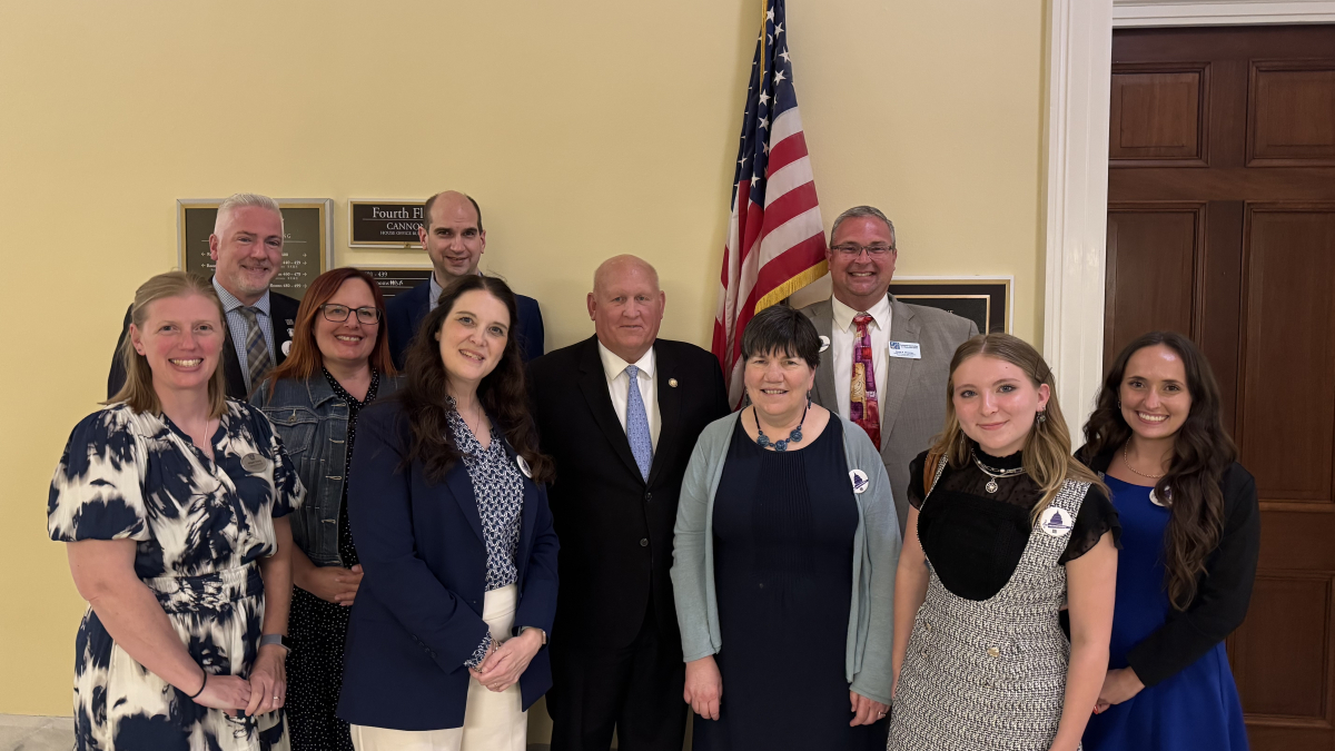 group of people meeting with congressman Thompson of PA